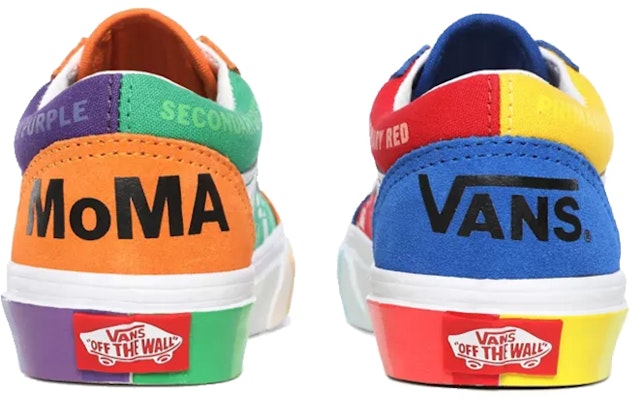 (MoMA合作款) Vans Old Skool '色轮' (大童款) VN0A4UHZ0K1 Details for (MoMA合作款) Vans Old Skool '色轮' (大童款) VN0A4UHZ0K1