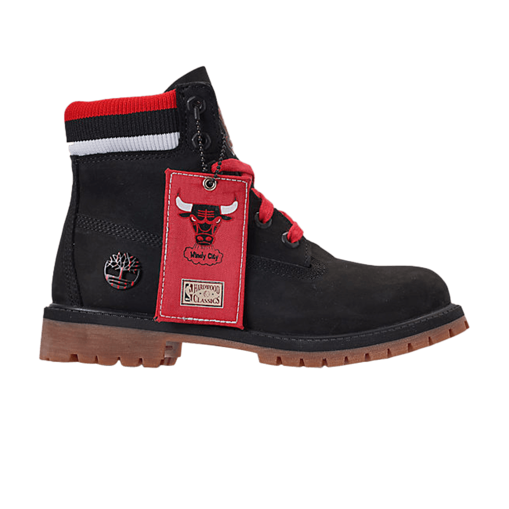 (Grade School) NBA x Mitchell and Ness x Timberland 6 Inch Classic Premium Boot Junior 'Chicago Bulls' A1UDG-001