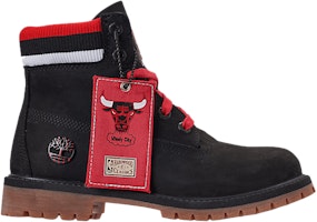 (Grade School) NBA x Mitchell and Ness x Timberland 6 Inch Classic Premium Boot Junior 'Chicago Bulls' A1UDG-001 (Grade School) NBA x Mitchell and Ness x Timberland 6 Inch Classic Premium Boot Junior 'Chicago Bulls' A1UDG-001