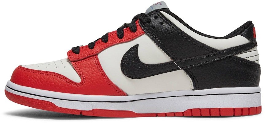 (Kanak-Kanak) NBA x Nike Dunk Low EMB '75th Anniversary Chicago' DO6288-100 Lookbook (Kanak-Kanak) NBA x Nike Dunk Low EMB '75th Anniversary Chicago' DO6288-100