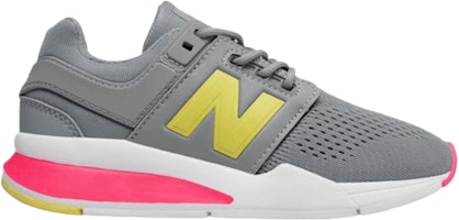 (Grade School) New Balance 247v2 'Grey Yellow' KL247TIG (Grade School) New Balance 247v2 'Grey Yellow' KL247TIG