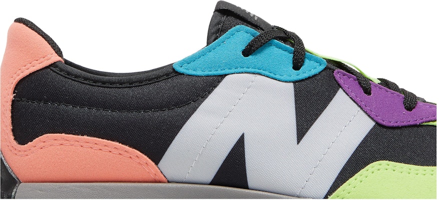 (New Balance Infantil) New Balance 327 'Negro Multicolor' GS327EA Order (New Balance Infantil) New Balance 327 'Negro Multicolor' GS327EA
