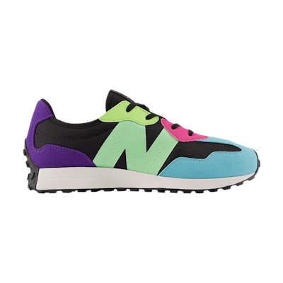 (GS) NB 327 Big Kid 'Black Green Purple'