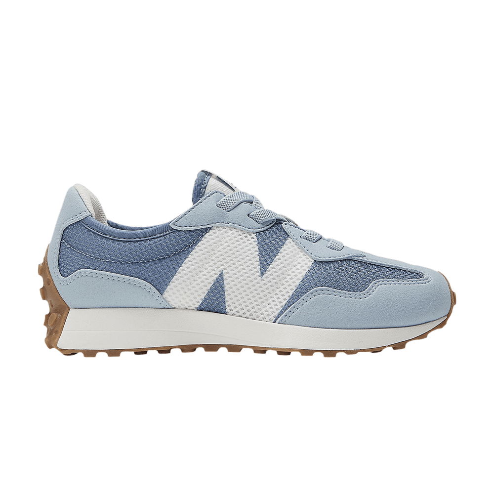 (GS) NB 327 Bungee Little Kid Wide 'Mercury Blue'