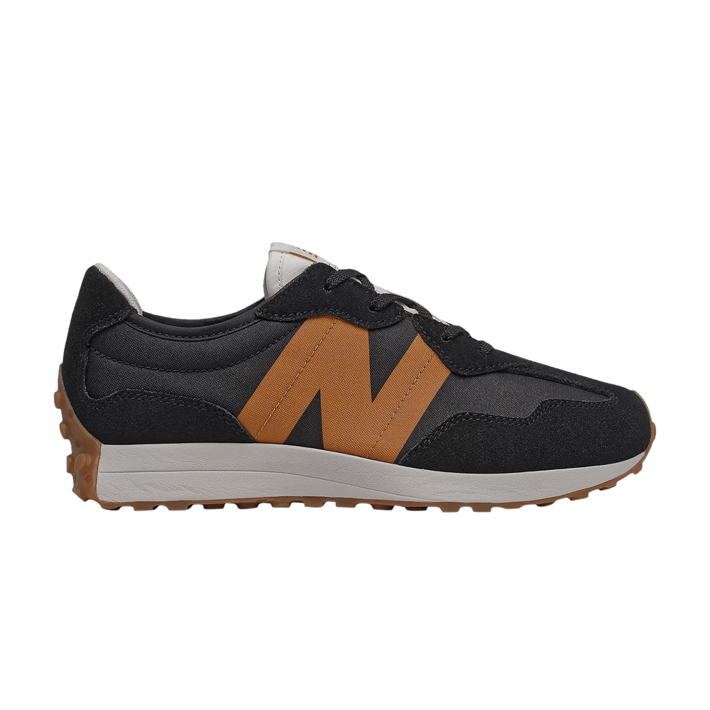 (Grade School) New Balance 327 Wide 'Black Madras Orange' GS327HN1-W