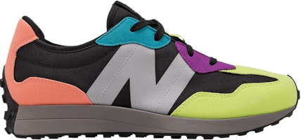 (Grade School) New Balance 327 Wide 'Black Multi' GS327EA-W (Grade School) New Balance 327 Wide 'Black Multi' GS327EA-W