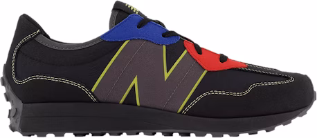 (Grade School) New Balance 327 Wide 'Black Red Blue' GS327BC1-W (Grade School) New Balance 327 Wide 'Black Red Blue' GS327BC1-W