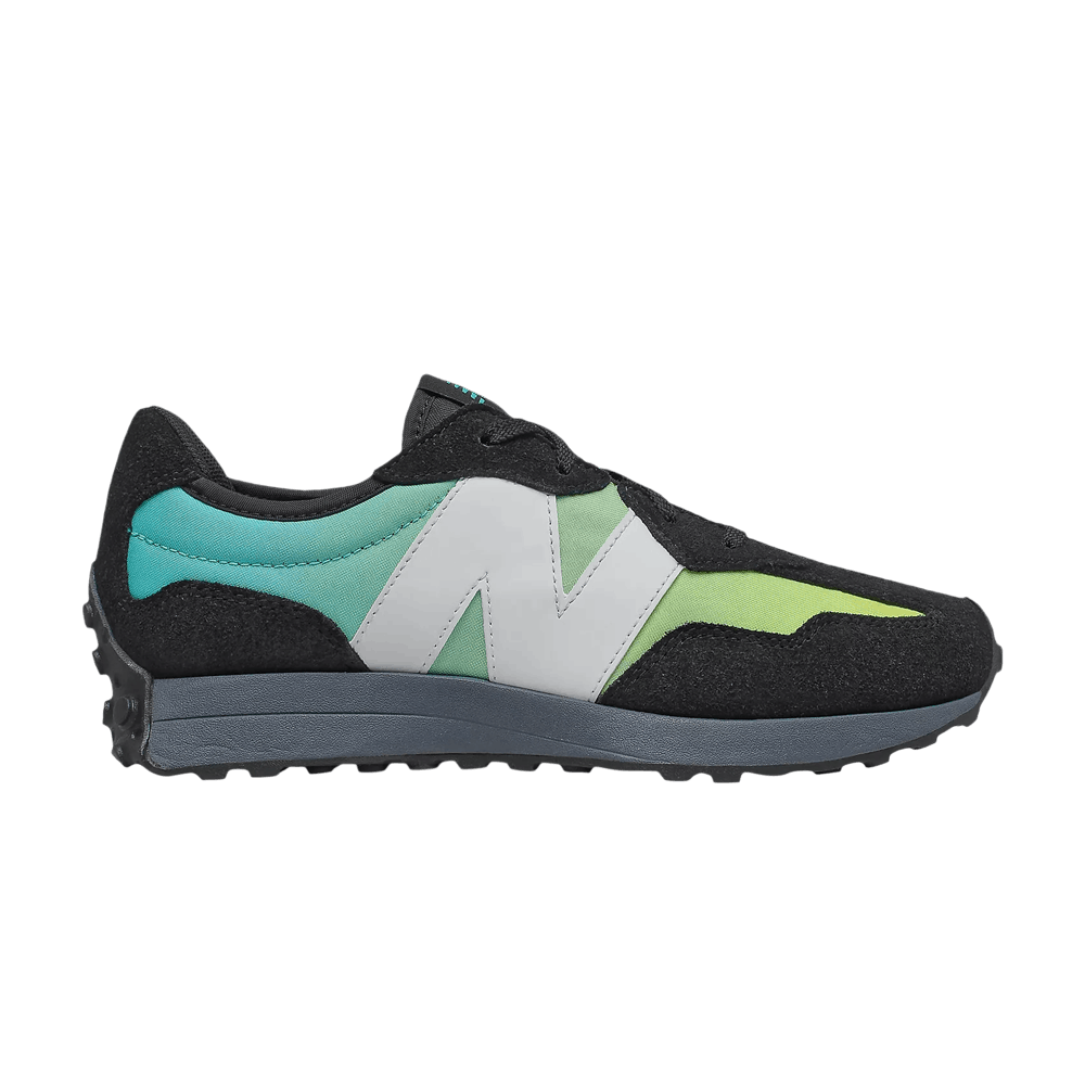 (Grade School) New Balance 327 Wide 'Black Summer Jade' GS327SA-W