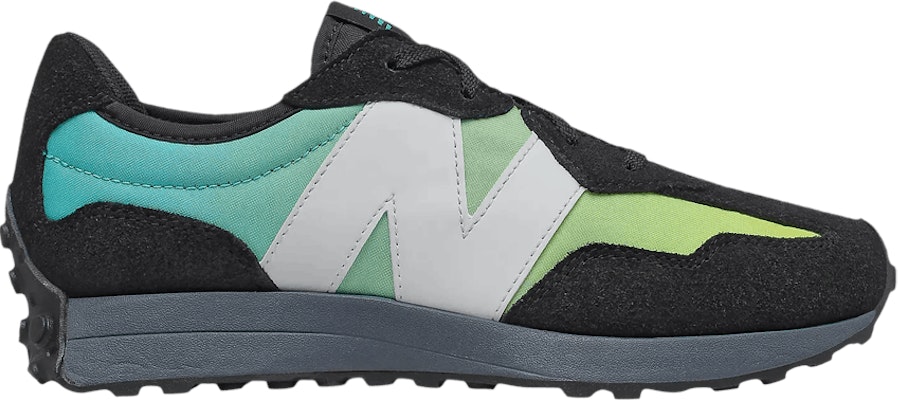 (New Balance Anak) New Balance 327 Lebar 'Hitam Summer Jade' GS327SA-W Buy (New Balance Anak) New Balance 327 Lebar 'Hitam Summer Jade' GS327SA-W