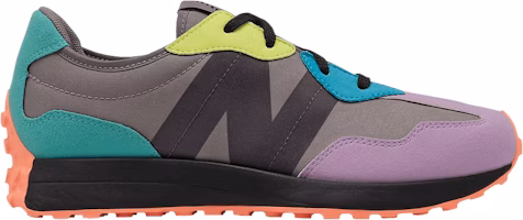 (Grade School) New Balance 327 Wide 'Dark Violet Glow Light Aluminum' GS327EB-W (Grade School) New Balance 327 Wide 'Dark Violet Glow Light Aluminum' GS327EB-W