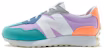 (New Balance Kanak-Kanak) 327 Wide 'Dark Violet Glow Summer Jade' GS327PA