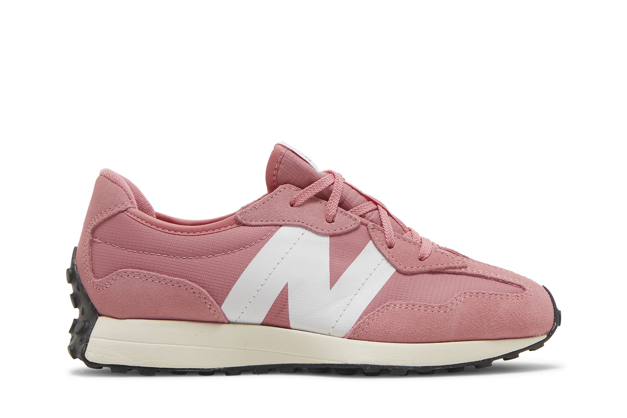Buy (Grade School) New Balance 327 Wide 'Natural Pink White' GS327GK-W