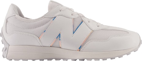 (Grade School) New Balance 327 Wide 'White Grey Iridescent' GS327WHT-W (Grade School) New Balance 327 Wide 'White Grey Iridescent' GS327WHT-W