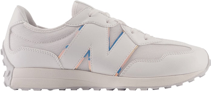 (New Balance 327 Infantil Ancho 'Blanco Gris Iridiscente') GS327WHT-W Buy (New Balance 327 Infantil Ancho 'Blanco Gris Iridiscente') GS327WHT-W