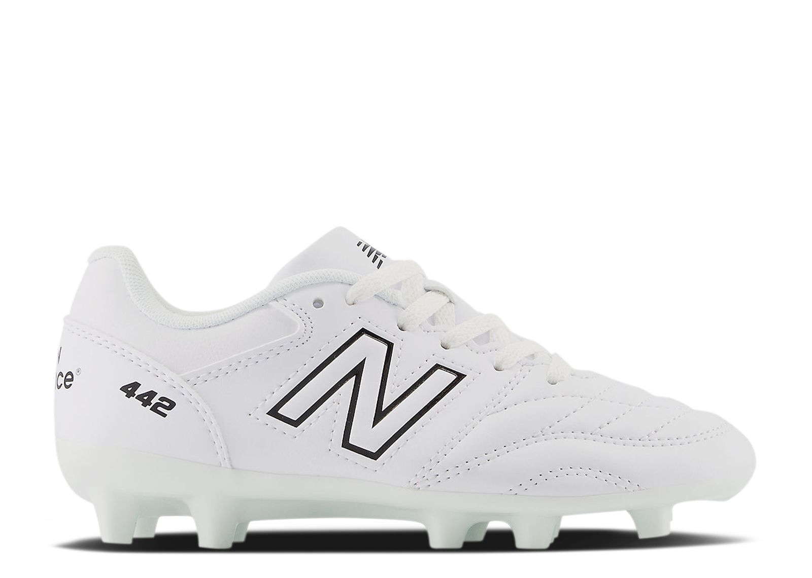 (Grade School) New Balance 442v2 Academy FG Wide 'White Black' JS43FWW2-W