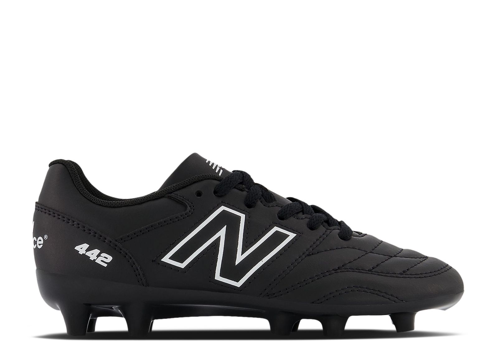 (Grade School) New Balance 442v2 Academy FG Wide 'Black White' JS43FBK2-W