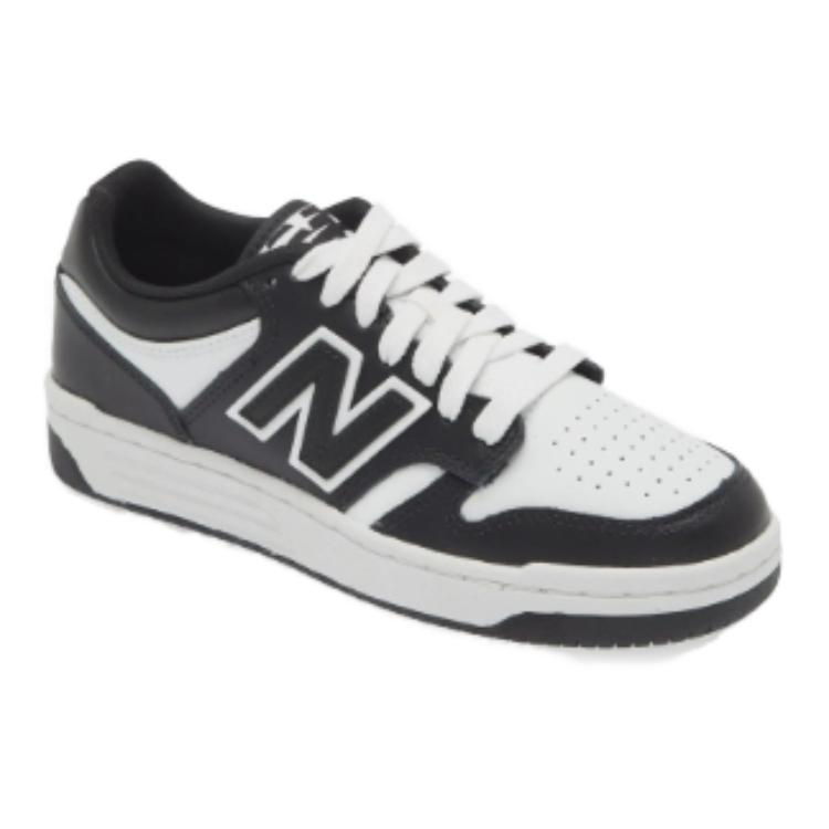 Lookbook GS ニューバランス 480 キッズ 黒白 (Nyūbaransu 480 Kizzu Kuro Shiro) PSB480WR