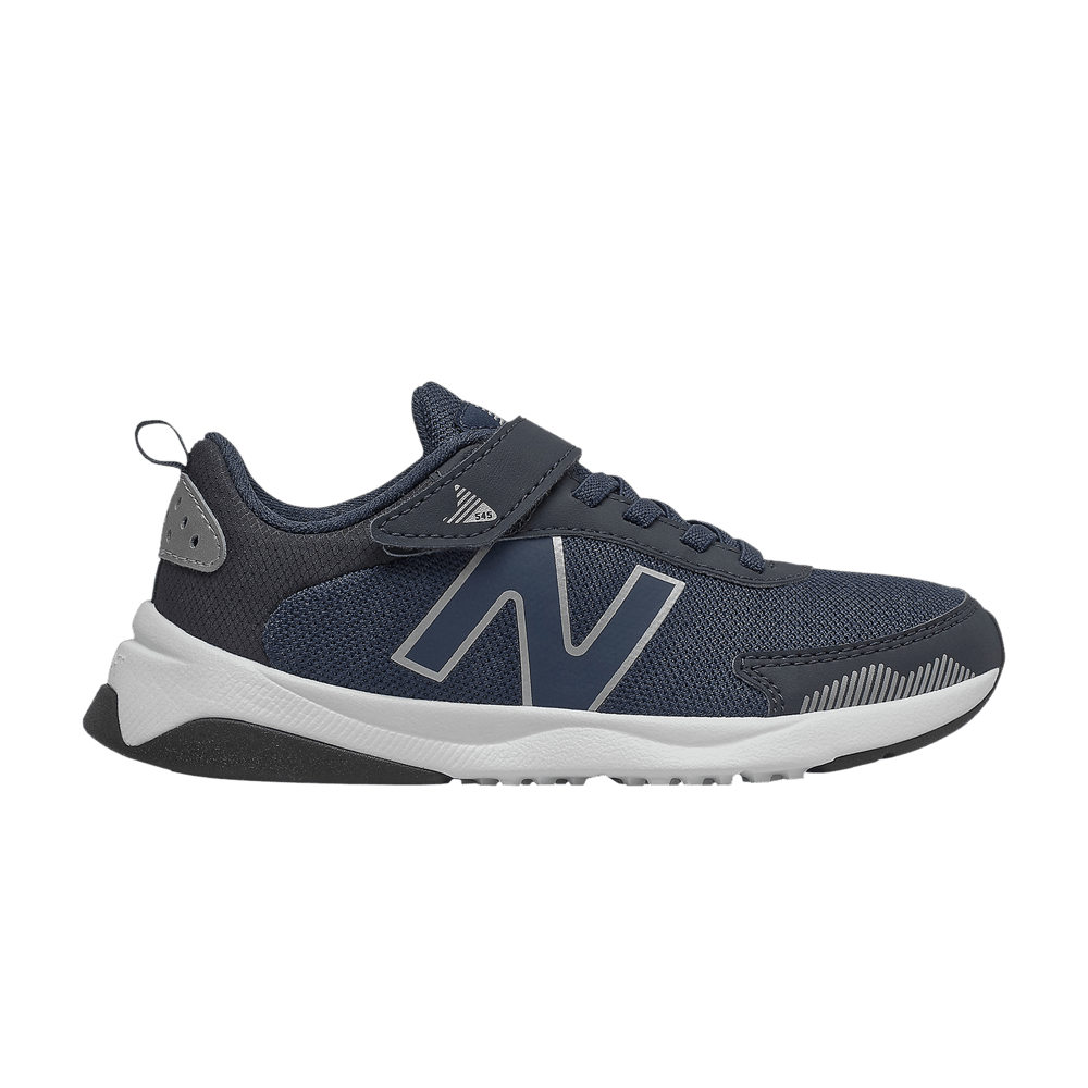(Grade School) New Balance 545 Bungee Lace Top Strap Little Kid Wide 'Natural Indigo' PT545NR1-W