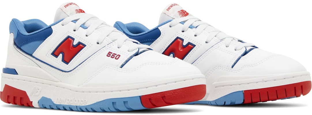 (Grade School) New Balance 550 'White Red Blue' GSB550CH Cheap (Grade School) New Balance 550 'White Red Blue' GSB550CH