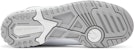(New Balance Budak Sekolah) New Balance 550 Kanak-Kanak 'Putih Kelabu' GSB550PB