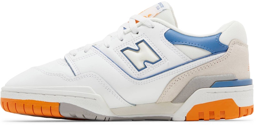 (New Balance Anak) New Balance 550 Anak 'Putih Biru Merkuri' GSB550WB Lookbook (New Balance Anak) New Balance 550 Anak 'Putih Biru Merkuri' GSB550WB