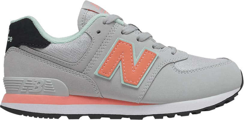 (Grade School) New Balance 574 2E Wide 'Fashion Metallic - Summer Fog Pink Mint' PC574FY2-2E Buy (Grade School) New Balance 574 2E Wide 'Fashion Metallic - Summer Fog Pink Mint' PC574FY2-2E