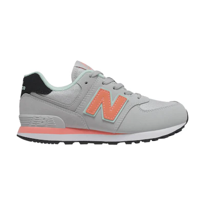 (GS) NB 574 2E Wide 'Fashion Metallic - Summer Fog Pink Mint'