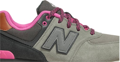 (New Balance Kanak-Kanak) 574 'Collegiate Pack - Kelabu Muda Merah Jambu' KL574NHG Order (New Balance Kanak-Kanak) 574 'Collegiate Pack - Kelabu Muda Merah Jambu' KL574NHG