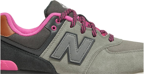 (New Balance Anak) 574 'Collegiate Pack - Abu Muda Merah Muda' KL574NHG Order (New Balance Anak) 574 'Collegiate Pack - Abu Muda Merah Muda' KL574NHG