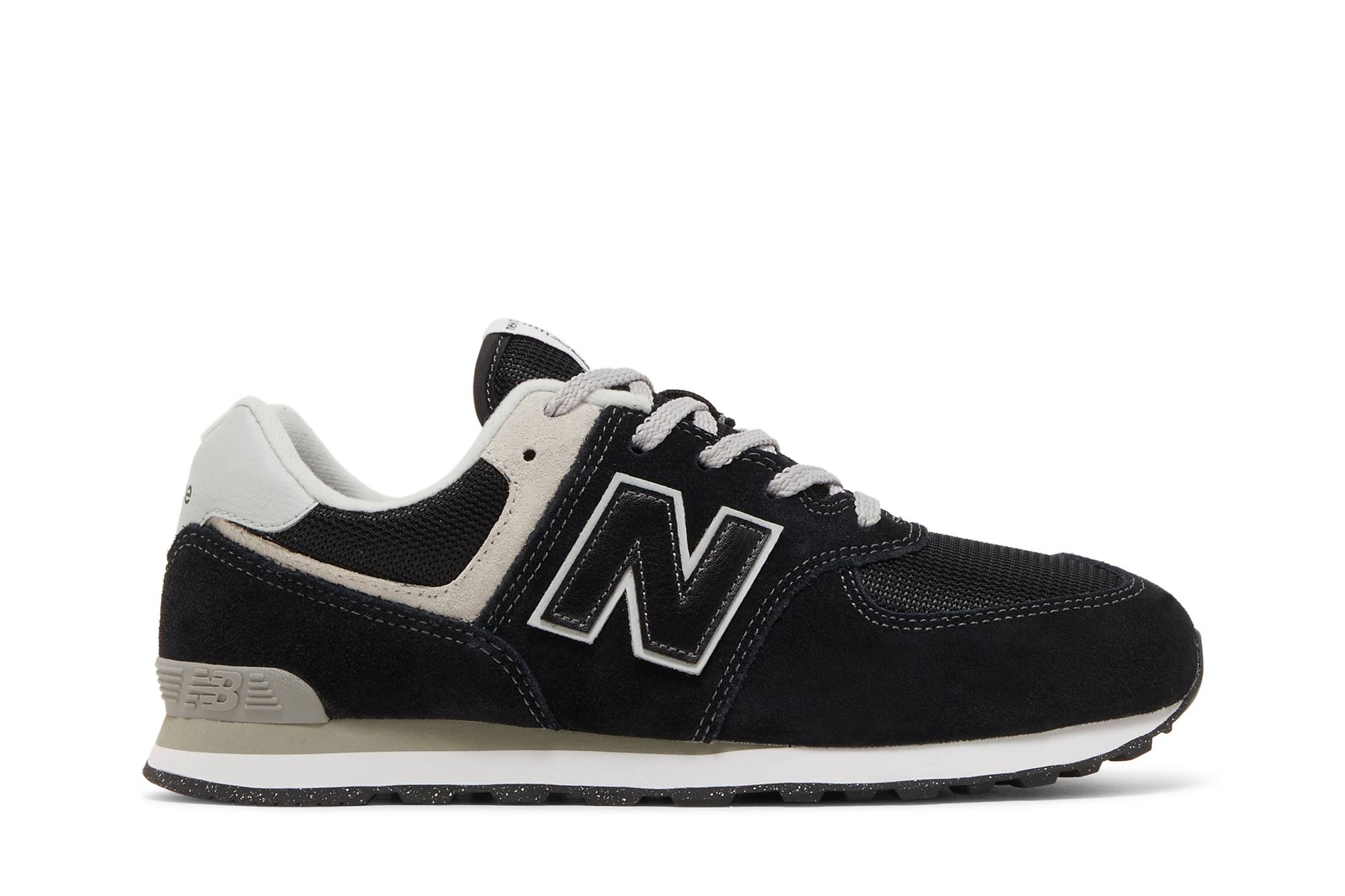 Buy Grade School New Balance 574 Core Pack Black White GC574EVB Novelship