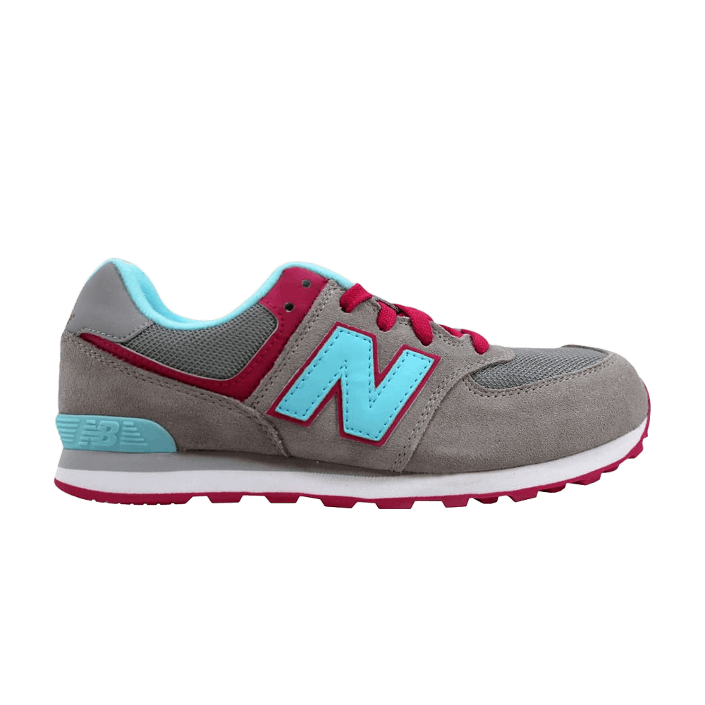 Buy (New Balance Anak) 574 'Abu-Abu Biru Magenta' KL574ALG