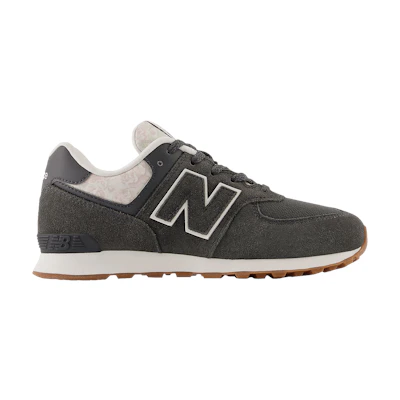 (GS) NB 574 Big Kid 'Floral - Blacktop Gum'