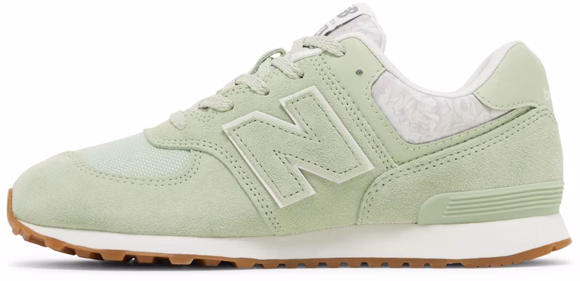 (Grade School) New Balance 574 Big Kid 'Floral - Avocado Gum' GC574WK1 Lookbook (Grade School) New Balance 574 Big Kid 'Floral - Avocado Gum' GC574WK1