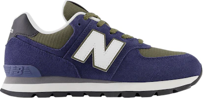 (Grade School) New Balance 574 Big Kid 'Team Navy Dark Moss' GC574DZN (Grade School) New Balance 574 Big Kid 'Team Navy Dark Moss' GC574DZN