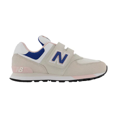 (GS) NB 574 Hook & Loop Little Kid Wide 'Moonbeam Blue Groove'