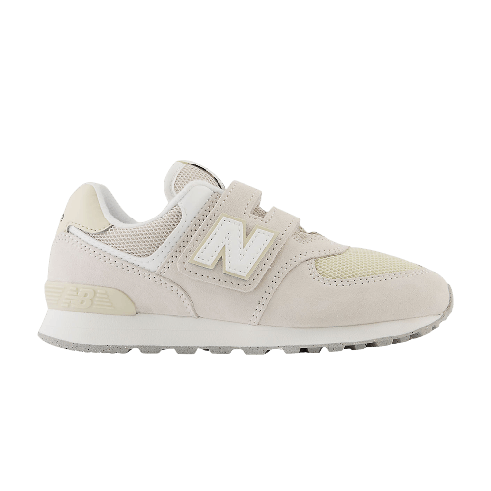 Buy (New Balance Anak-anak) New Balance 574 Velcro Wide 'Moonbeam Bone' Anak-anak PV574FOG-W