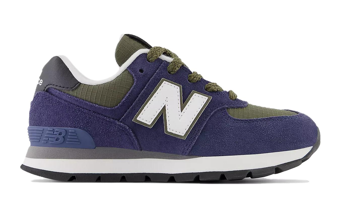 (GS) NB 574 Little Kid 'Team Navy Dark Moss' 圖 2