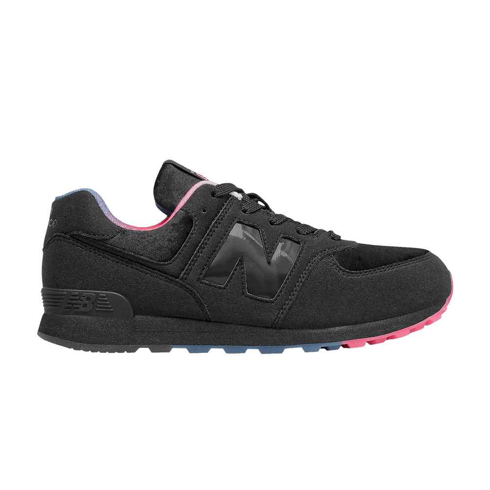 (Grade School) New Balance 574 Wide 'Black' GC574WKB-W