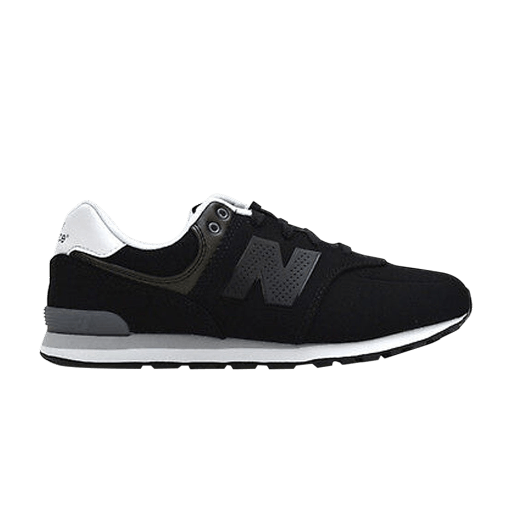 Buy (New Balance para Niños) 574 Wide 'Negro' KL574A1G-W