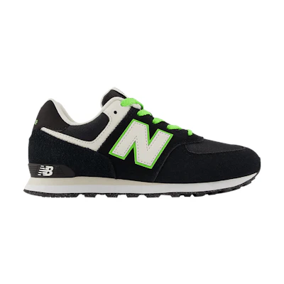 (GS) NB 574 Wide 'Black Coloro Green'