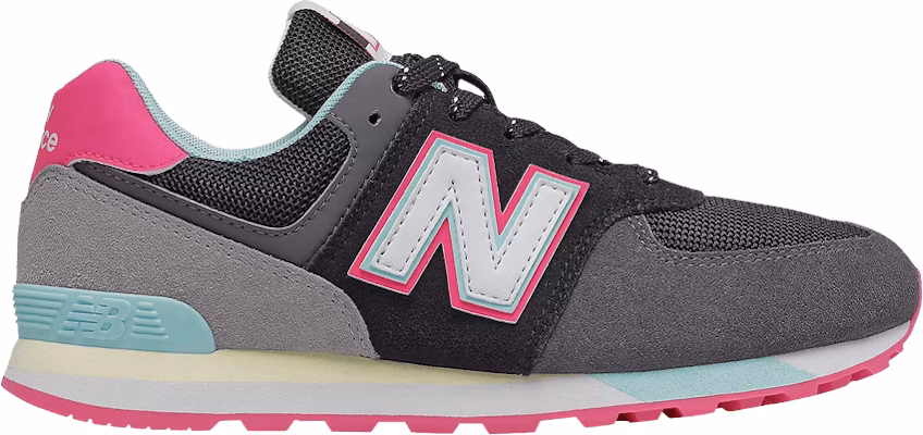 (Grade School) New Balance 574 Wide 'Hitam Pink Glow' GC574PF1-W Buy (Grade School) New Balance 574 Wide 'Hitam Pink Glow' GC574PF1-W