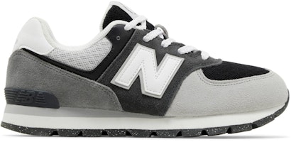 (Grade School) New Balance 574 Wide 'Blacktop White' GC574DA2-W (Grade School) New Balance 574 Wide 'Blacktop White' GC574DA2-W