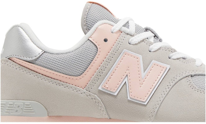 (Grade School) New Balance 574 Wide 'Core Pack Rain Cloud Pink Haze' GC574EVK-W