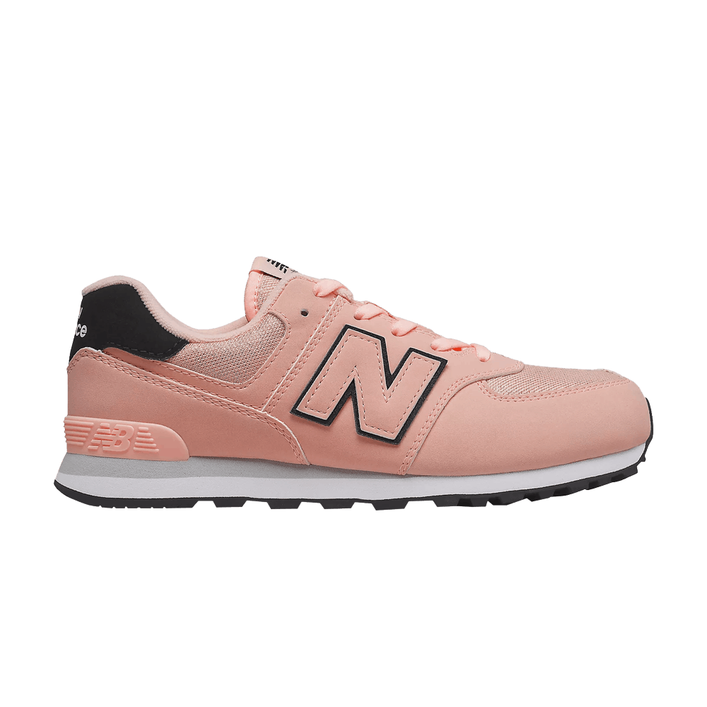(GS) NB 574 Wide 'Fashion Metallic - Cloud Pink'