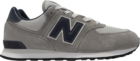 (Grade School) New Balance 574 Wide 'Grey Navy' GC574BE1-W (Grade School) New Balance 574 Wide 'Grey Navy' GC574BE1-W