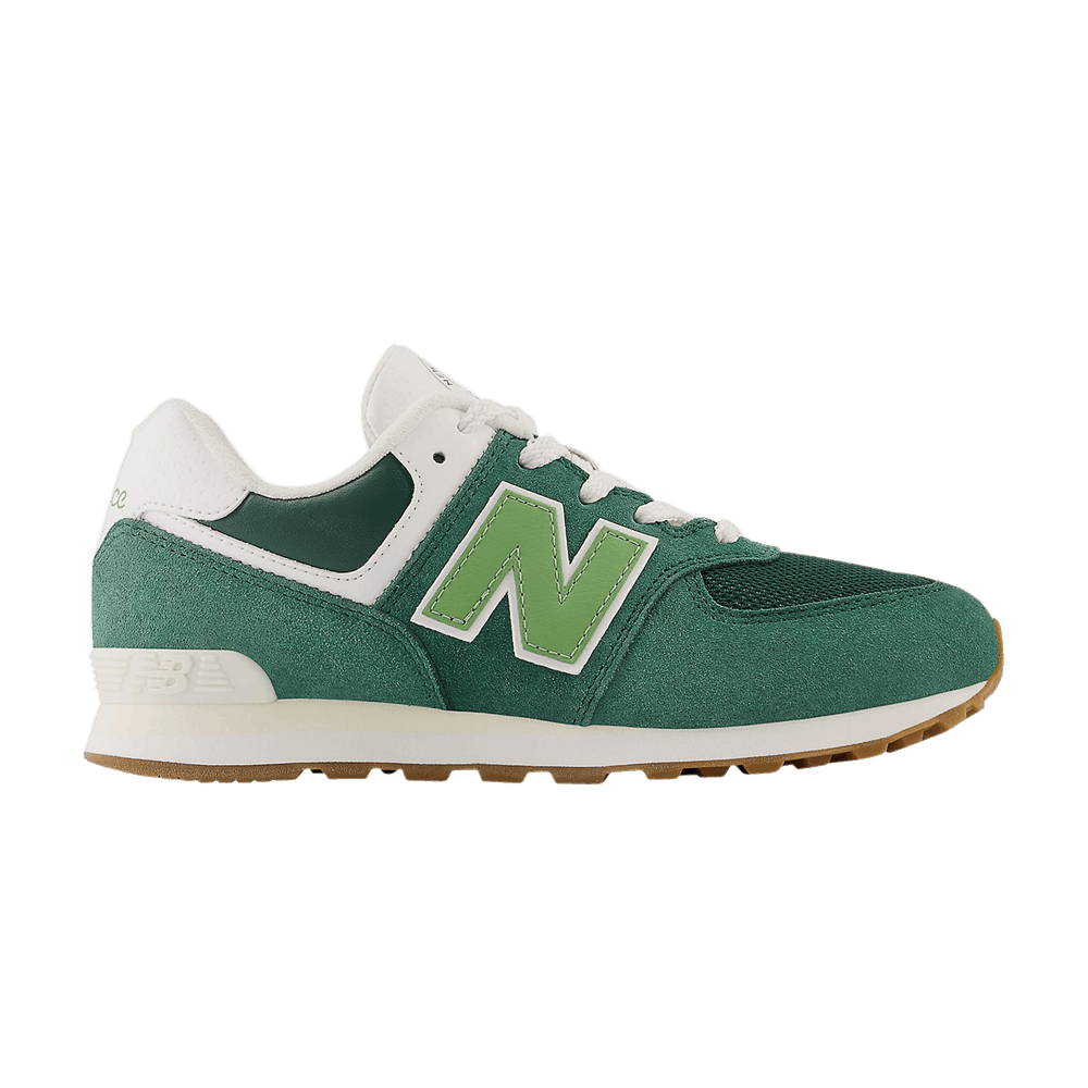 (Grade School) New Balance 574 Wide 'NB Athletics - Nightwatch Green' GC574CO1-W