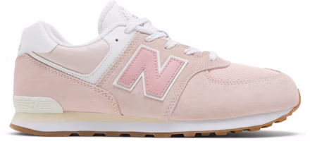 (Grade School) New Balance 574 Wide 'NB Athletics - Crystal Pink' GC574CH1-W (Grade School) New Balance 574 Wide 'NB Athletics - Crystal Pink' GC574CH1-W