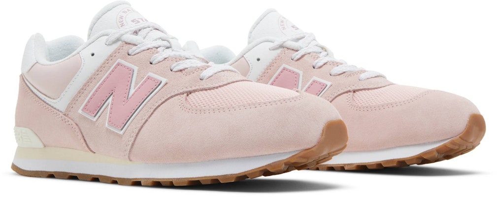 (Grade School) New Balance 574 Wide 'NB Athletics - Crystal Pink' GC574CH1-W Cheap (Grade School) New Balance 574 Wide 'NB Athletics - Crystal Pink' GC574CH1-W