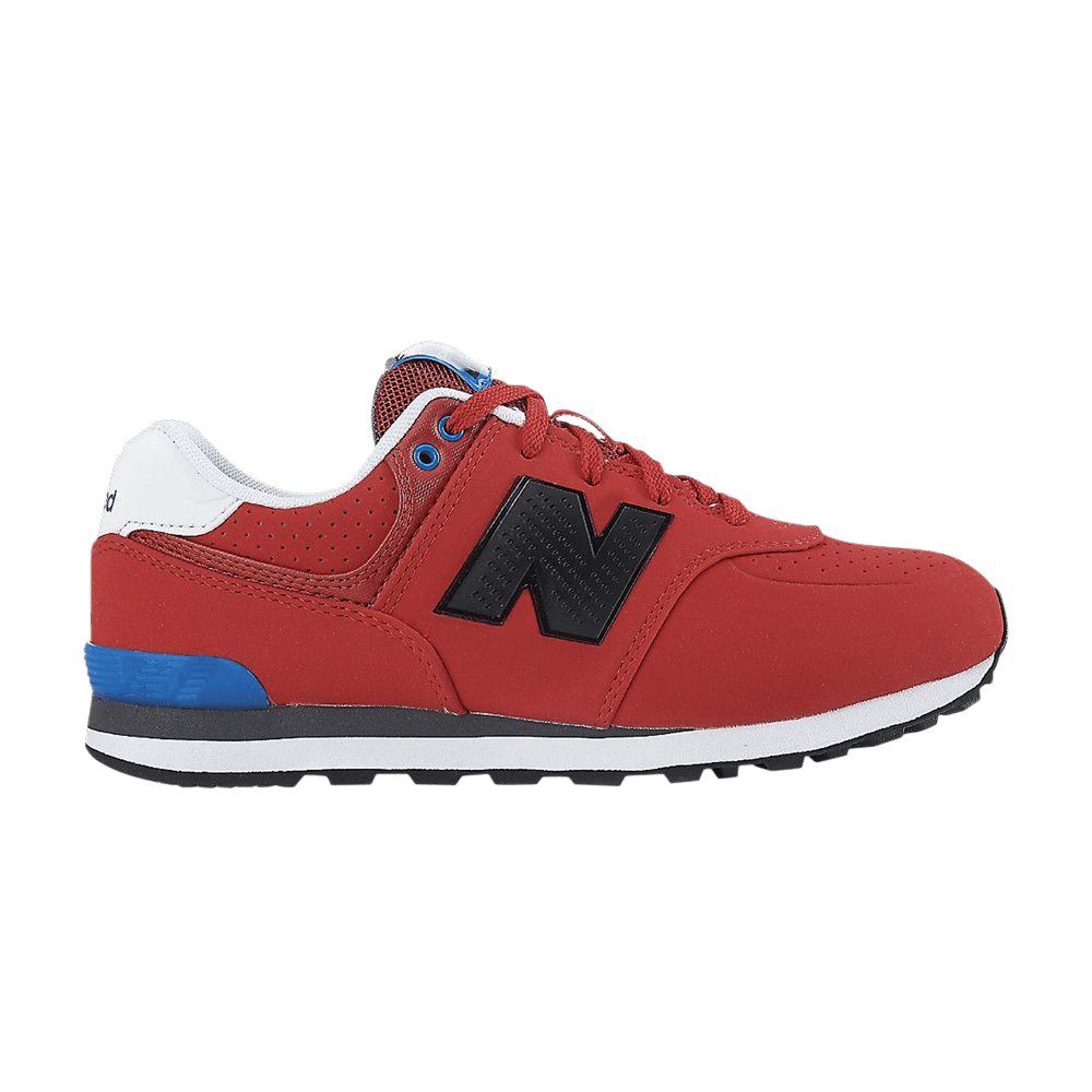 Buy (New Balance 574 Ancho GS) 'Chip de Pintura - Rojo' KL574A2G-W
