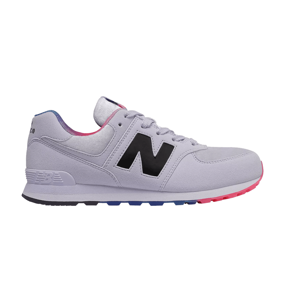 (GS) NB 574 Wide 'Silent Grey White'